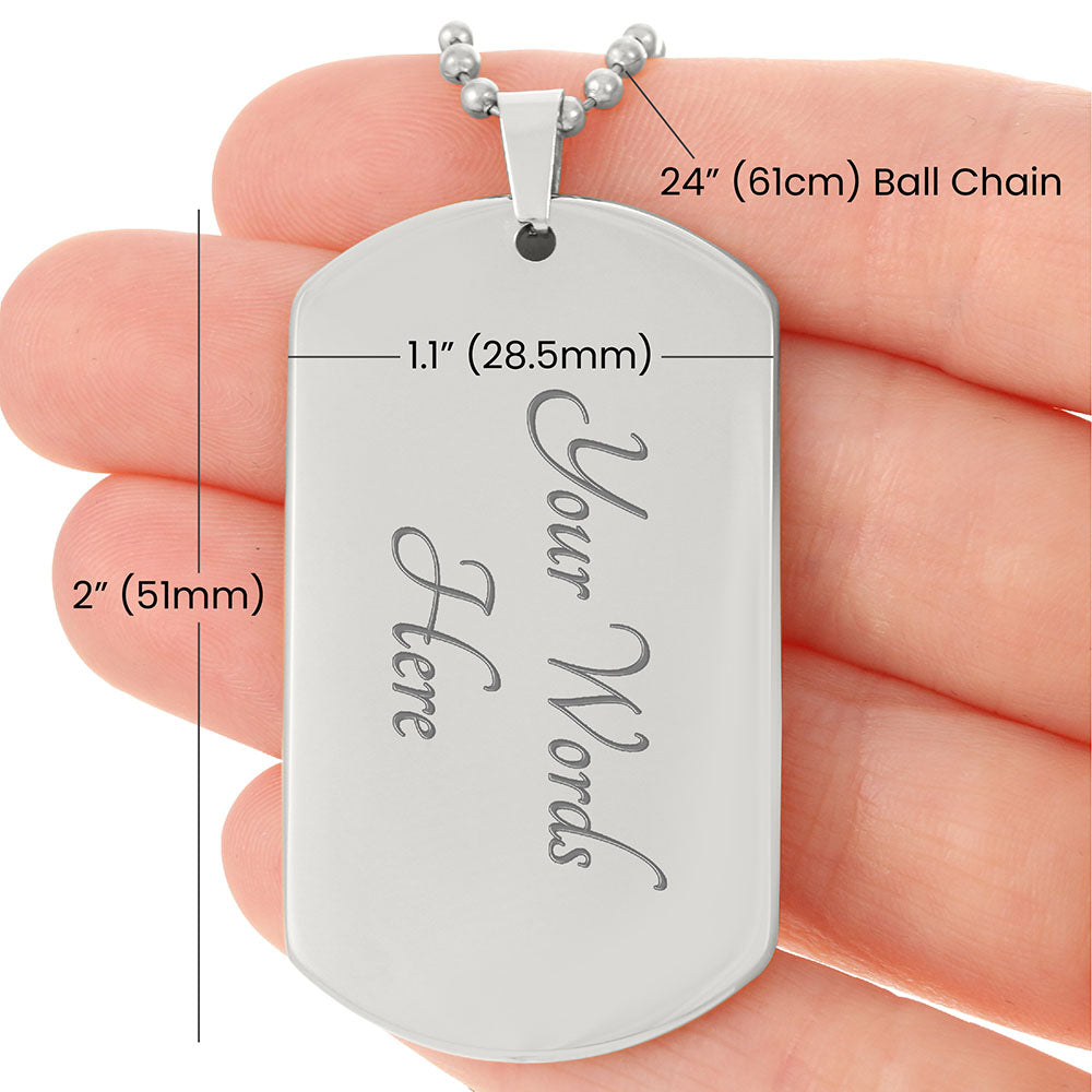 Dog Mom Dog Tag Perfect for Any Occassion: Birthday, Christmas, Mother's Day, Just Because