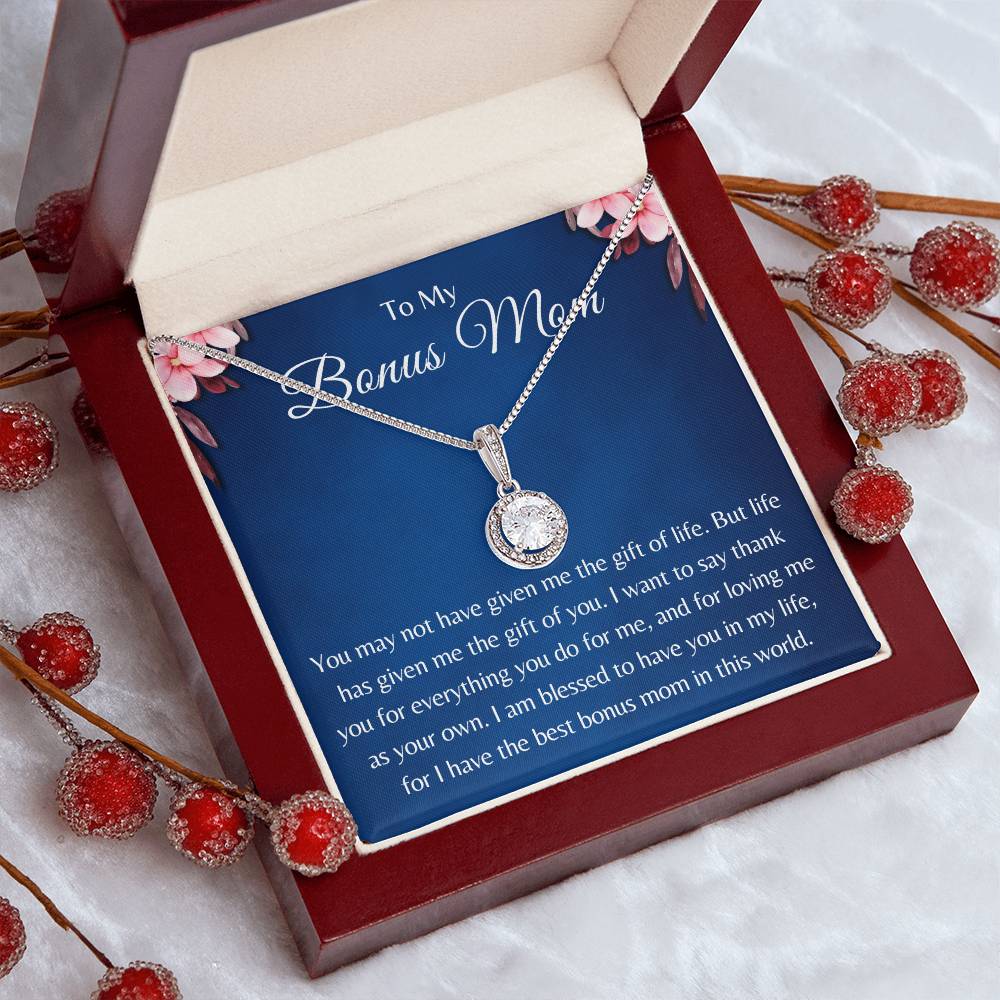 Eternal Hope Pendant Necklace for Bonus Mom, Mother's Day Gift, Birthday Gift for Mom