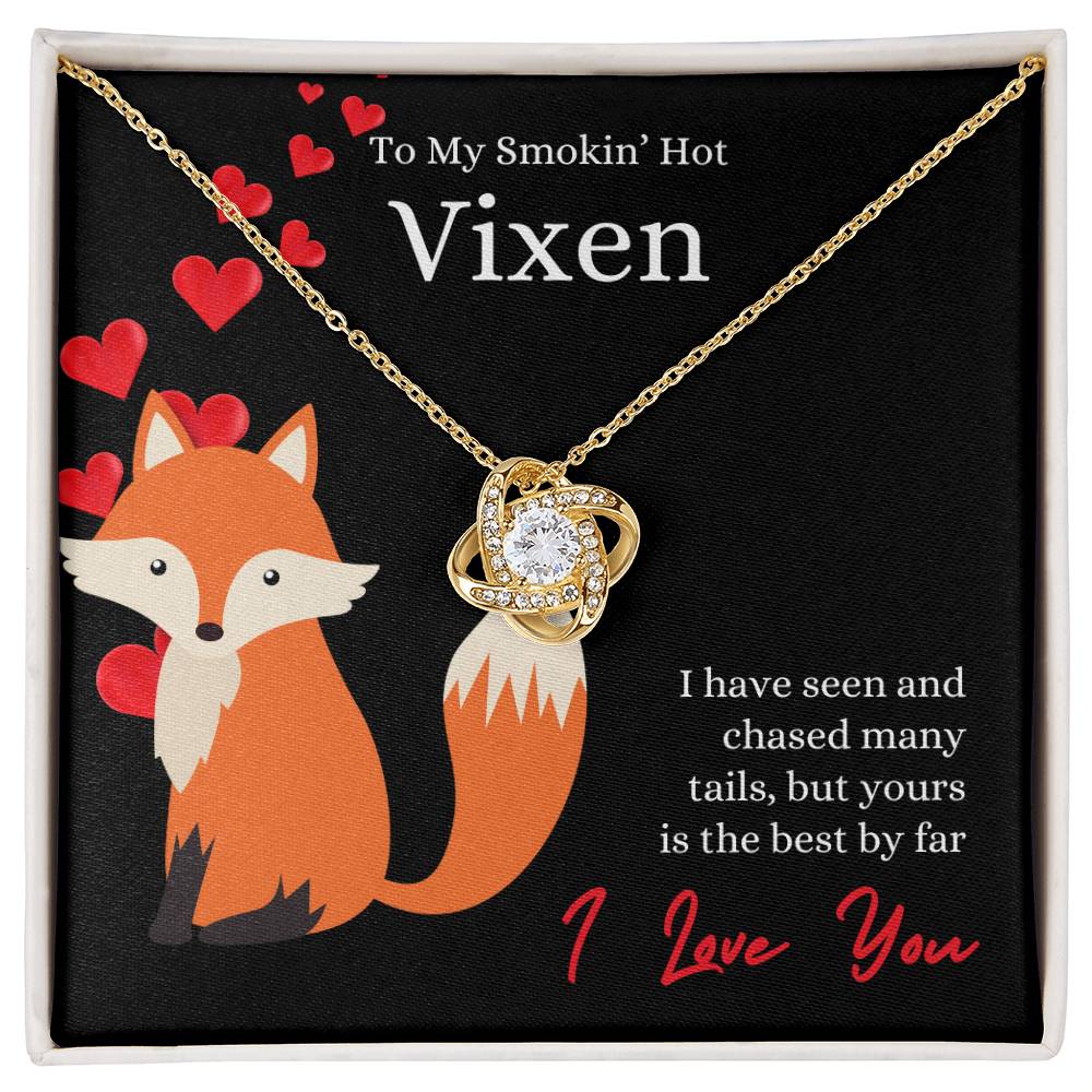 To My Smokin' Hot Vixen Necklace, Soulmate Gift, Jewelry Gift for Her, Love Necklace, Anniversary Gift