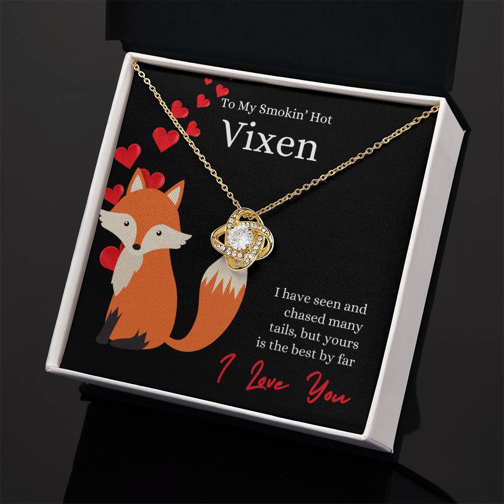 To My Smokin' Hot Vixen Necklace, Soulmate Gift, Jewelry Gift for Her, Love Necklace, Anniversary Gift