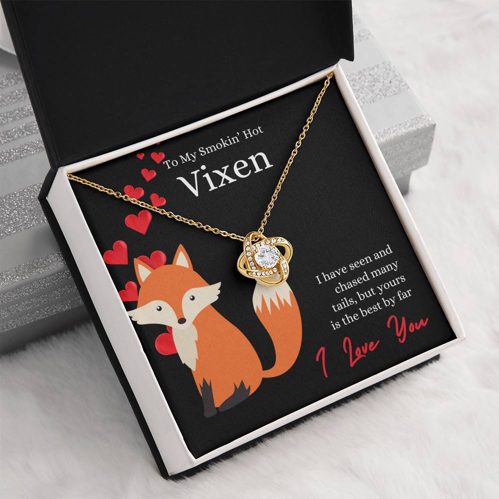 To My Smokin' Hot Vixen Necklace, Soulmate Gift, Jewelry Gift for Her, Love Necklace, Anniversary Gift