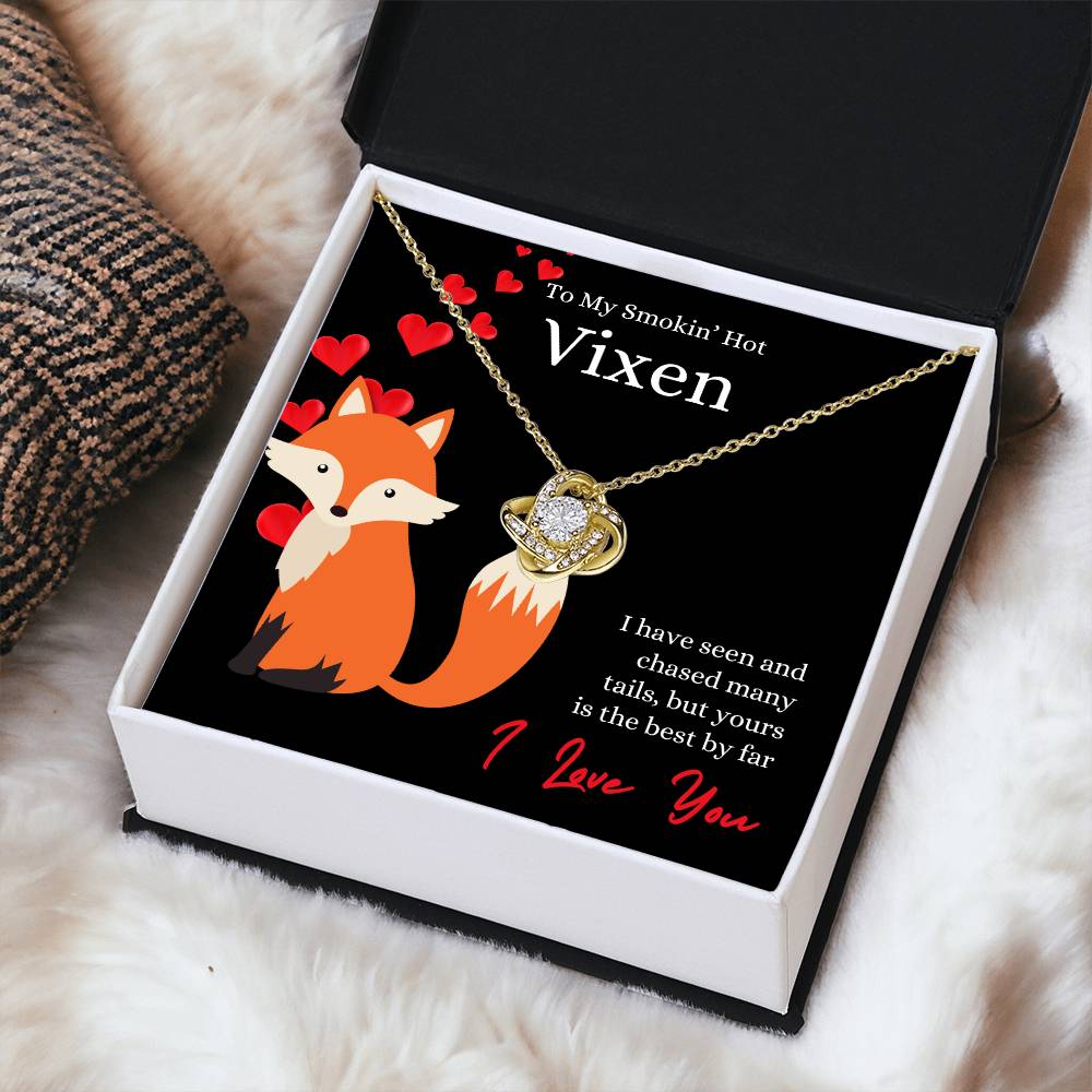 To My Smokin' Hot Vixen Necklace, Soulmate Gift, Jewelry Gift for Her, Love Necklace, Anniversary Gift