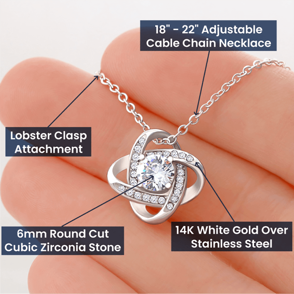 Gift Necklace for Mom | I Love You More Than Words...