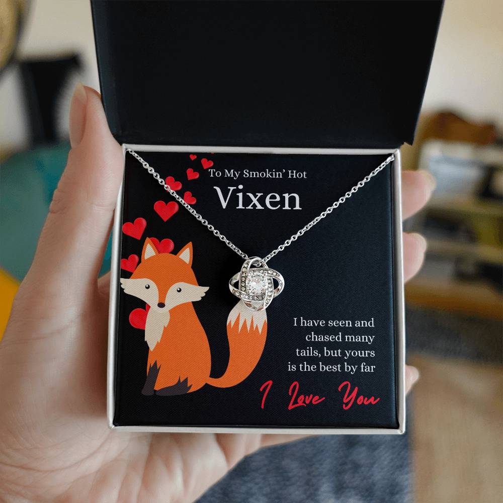 To My Smokin' Hot Vixen Necklace, Soulmate Gift, Jewelry Gift for Her, Love Necklace, Anniversary Gift