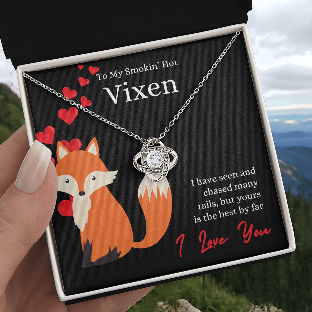 To My Smokin' Hot Vixen Necklace, Soulmate Gift, Jewelry Gift for Her, Love Necklace, Anniversary Gift