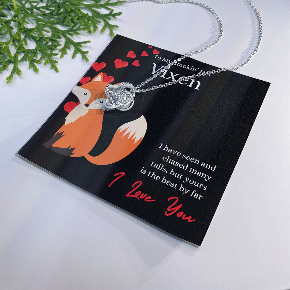 To My Smokin' Hot Vixen Necklace, Soulmate Gift, Jewelry Gift for Her, Love Necklace, Anniversary Gift