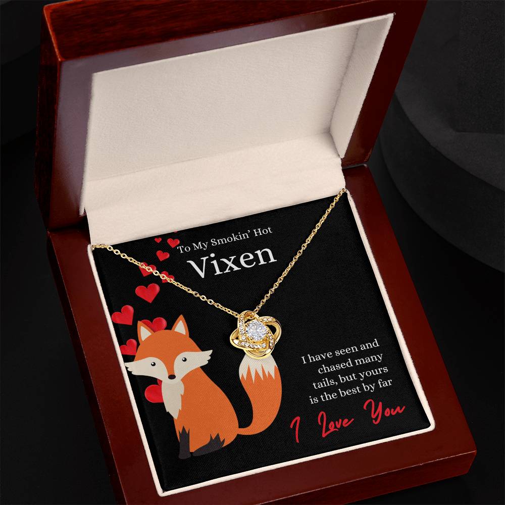 To My Smokin' Hot Vixen Necklace, Soulmate Gift, Jewelry Gift for Her, Love Necklace, Anniversary Gift