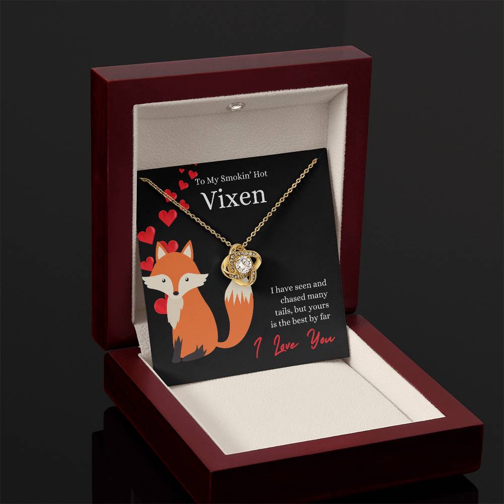 To My Smokin' Hot Vixen Necklace, Soulmate Gift, Jewelry Gift for Her, Love Necklace, Anniversary Gift