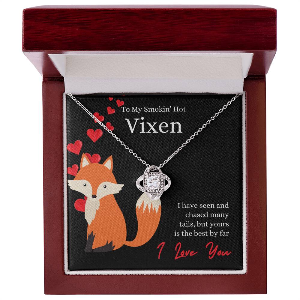 To My Smokin' Hot Vixen Necklace, Soulmate Gift, Jewelry Gift for Her, Love Necklace, Anniversary Gift