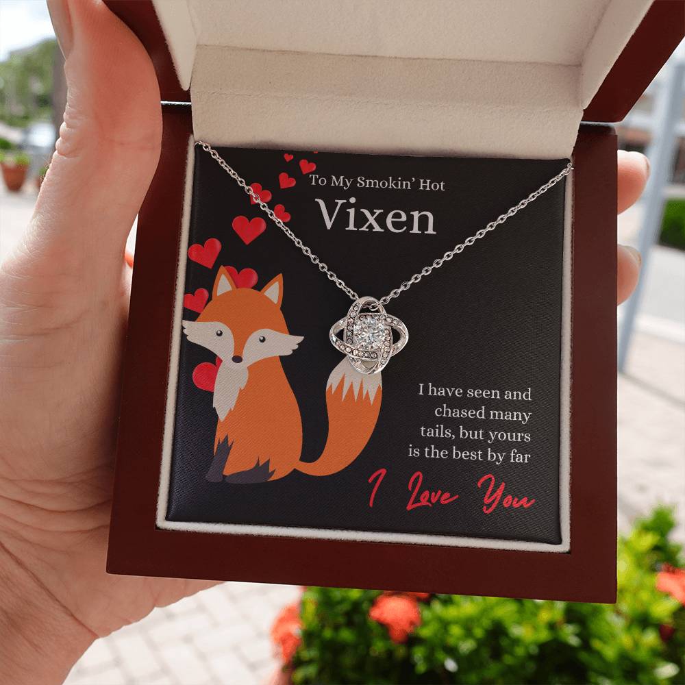 To My Smokin' Hot Vixen Necklace, Soulmate Gift, Jewelry Gift for Her, Love Necklace, Anniversary Gift