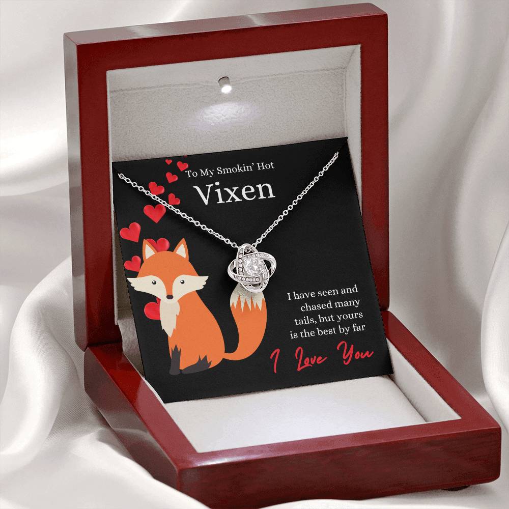 To My Smokin' Hot Vixen Necklace, Soulmate Gift, Jewelry Gift for Her, Love Necklace, Anniversary Gift