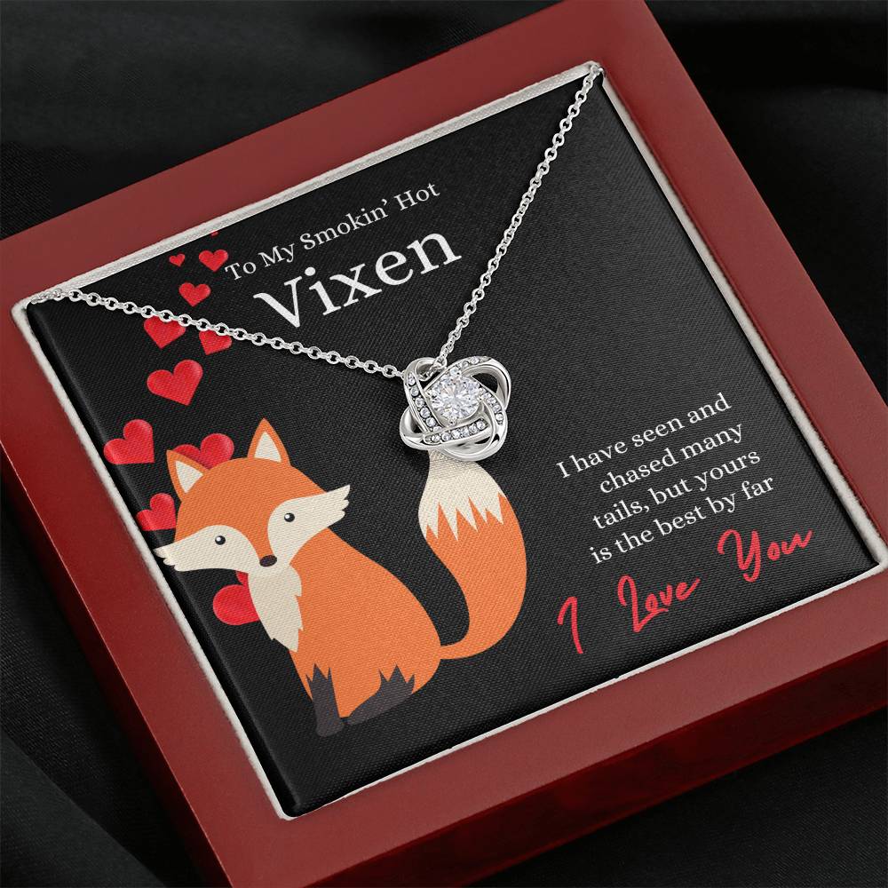 To My Smokin' Hot Vixen Necklace, Soulmate Gift, Jewelry Gift for Her, Love Necklace, Anniversary Gift