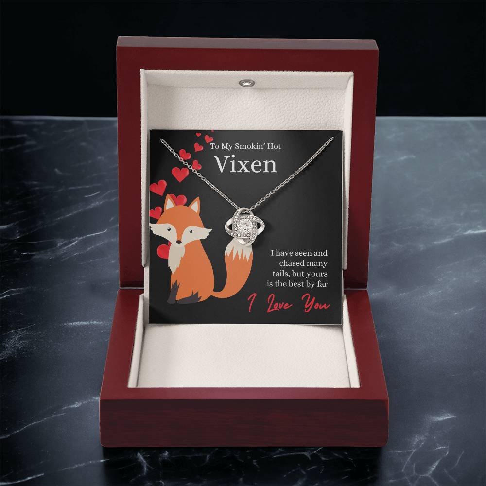 To My Smokin' Hot Vixen Necklace, Soulmate Gift, Jewelry Gift for Her, Love Necklace, Anniversary Gift