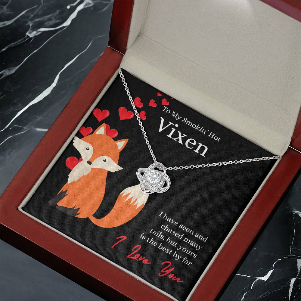 To My Smokin' Hot Vixen Necklace, Soulmate Gift, Jewelry Gift for Her, Love Necklace, Anniversary Gift