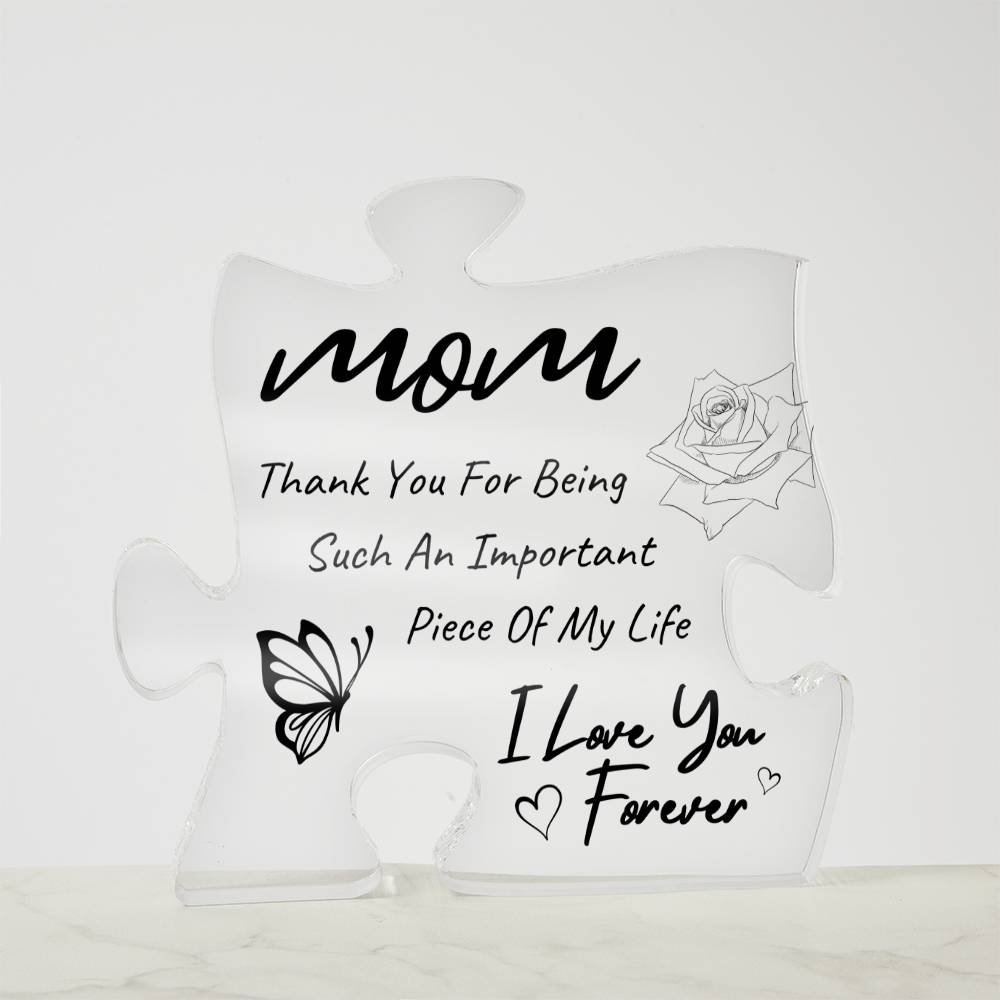 Printed Acrylic Puzzle Table Décor For Mother's Day, Birthday, Just Because Gift