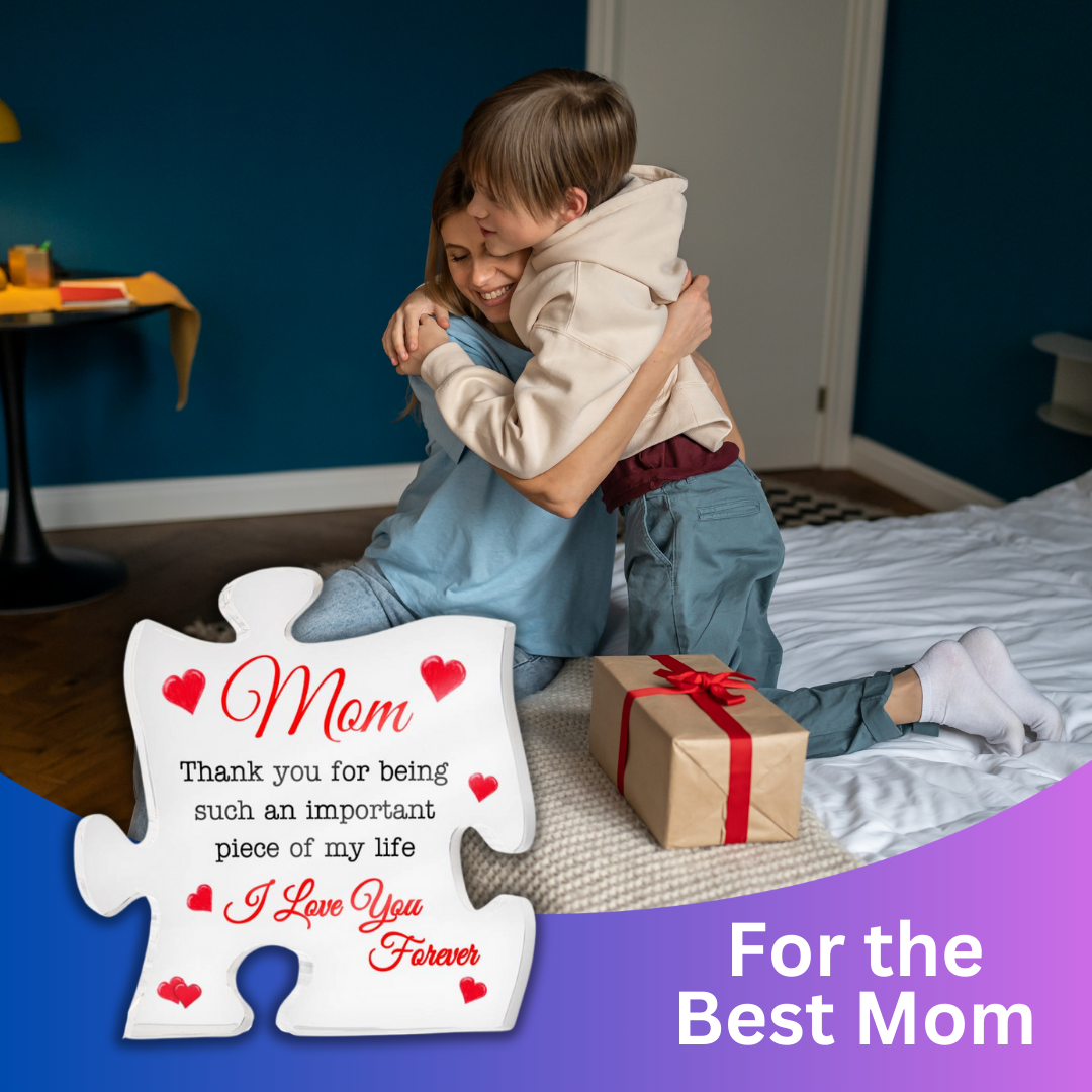 Personalized Printed Acrylic Mom Puzzle - Ideal for Birthdays, Mother's Day, and Timeless Décor!